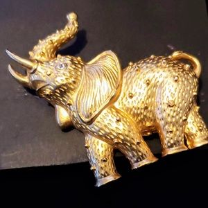 Elephant Brooch